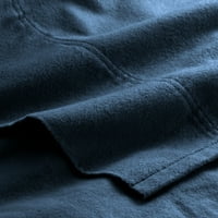 Голо Начало памук фланел дълбок джоб 3-парче лист комплект с бонус калъфки за възглавници