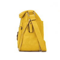 Колекция Лусиана Веган кожа дамска чанта, функционална чанта за рамо чанта от Миа к-Деним