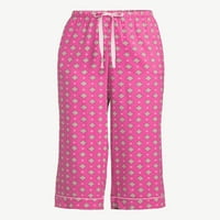 Джойспун Дамски тъкани изрязани пижама панталони, размери с до 3х