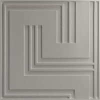 Екена Милуърк 5 8 в 5 8 х Геометричен Ендуравал декоративен 3д Пано, гланц Мерло