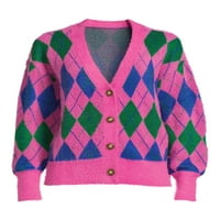 Джейн Стрийт Дамски пуловер с дълъг ръкав, Средна категория, размери с-КСКСКСЛ