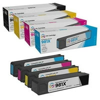 Рециклиран заместител на високодоходни тонер касети: Черен, циан, магента, жълт за цвят 556дн, цветен поток