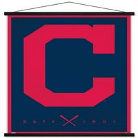 Кливланд Бейзболен Отбор - Лого Плакат За Стена, 22.375 34