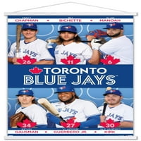 Торонто Блу Джейс - плакат за стена с магнитна рамка, 22.375 34