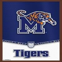 Колеж - Университета на Мемфис тигри-лого плакат
