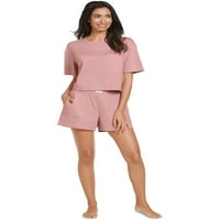 Жокей® есенциални Дамски памучни шорти за сън, размери с-3х