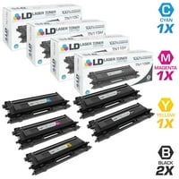 ЛД рециклиран тн комплект лазерни тонер касети с висока производителност: тн Черно, тн Циан, тн магента и