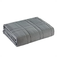 Опори надолу алтернативно ватирано двойно одеяло в меко сиво