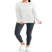 Дамски ежедневни блузи с дълъг ръкав пуловер върхове ежедневни блузи риза за жени