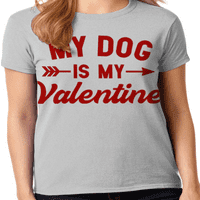 Графика Америка Ден на Свети Валентин кучета и котки животински празник любов Дамски Графичен тениска колекция