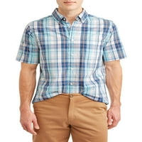 Риза с къс ръкав Джордж поплин до размер 5ХЛ