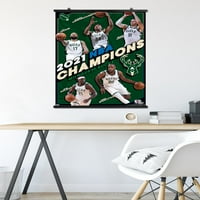 Милуоки Бъкс-стенен плакат на НБА, 22.375 34