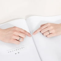 Полирана титанова сватбена лента с комфортен дизайн