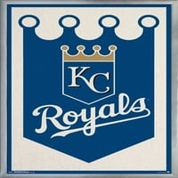 Канзас Сити Роялс-лого плакат и пакет за монтиране на плакати