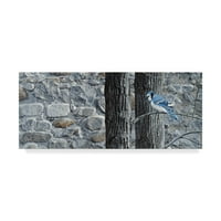 Изобразително изкуство Есенна синя сойка от Рон Паркър