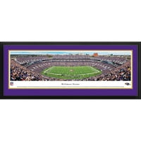 Балтимор Рейвънс-Дворна линия на стадион м&т Банк-панорами на НФЛ Принт с луксозна рамка и Двойна подложка