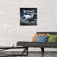 Тенденции международни НФЛ Тенеси титаните-шлем стена плакат 14.725 22.375 премия плакат & Маунт пакет