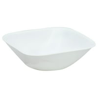 Корел чисто бяло, квадратна купа за супа, 22-унция