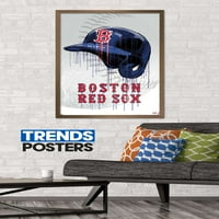 Бостън Ред Со-Дрип Каска Стена Плакат, 22.375 34
