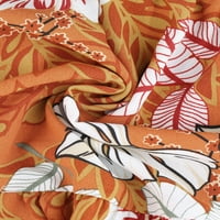 Уникални изгодни Дамски флорални разрошване подгъва шнур Висока талия Суинг мини пола