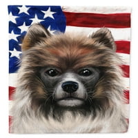 ЕЛО Куче Американски Флаг Флаг Платно Къща Размер